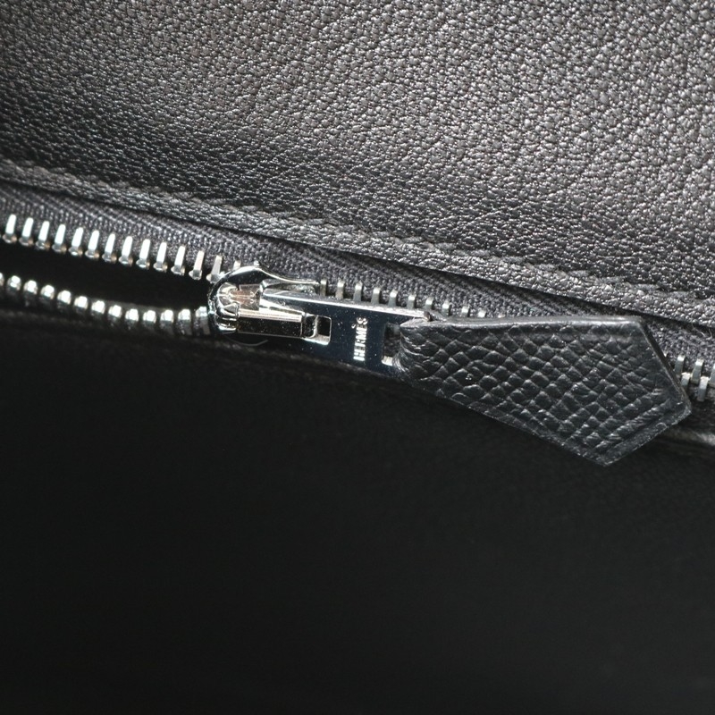 CK89 Nior/Black epsom birkin 25 PHW