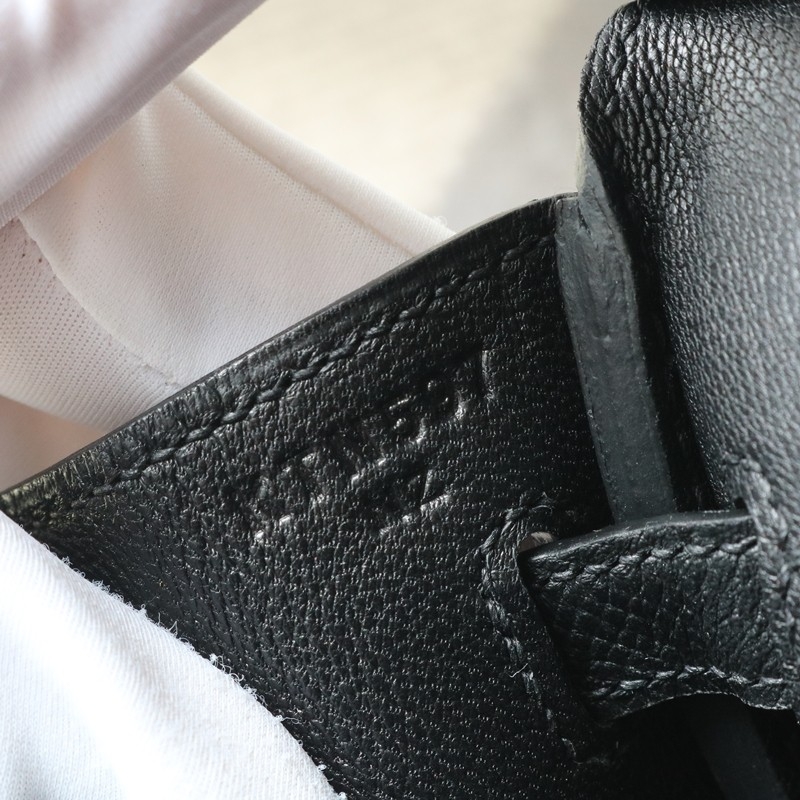 CK89 Nior/Black epsom birkin 25 PHW