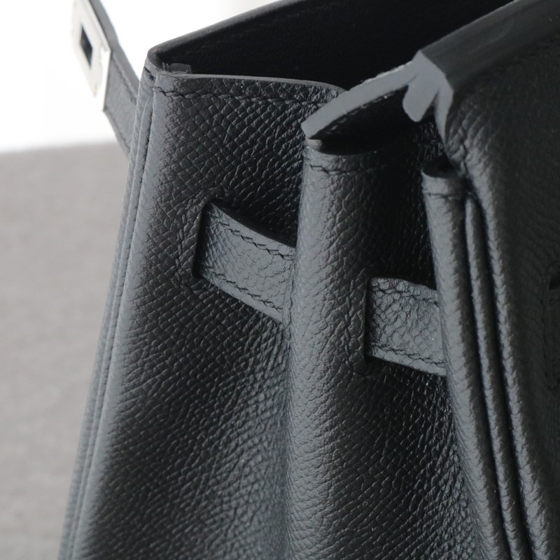 CK89 Nior/Black epsom birkin 25 PHW
