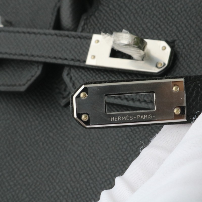 CK89 Nior/Black epsom birkin 25 PHW