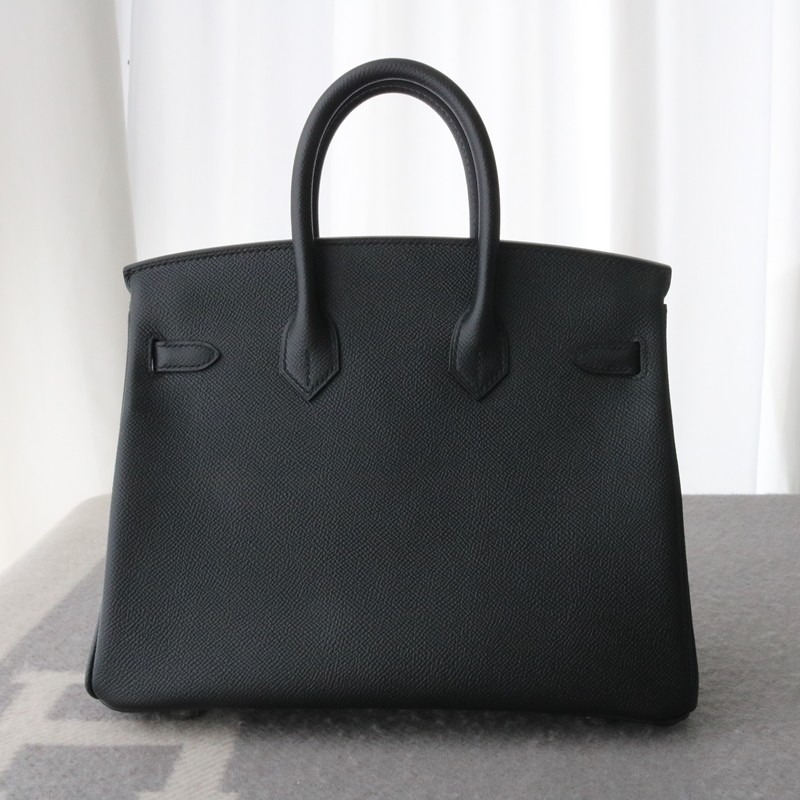 CK89 Nior/Black epsom birkin 25 PHW