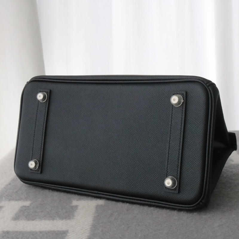CK89 Nior/Black epsom birkin 25 PHW