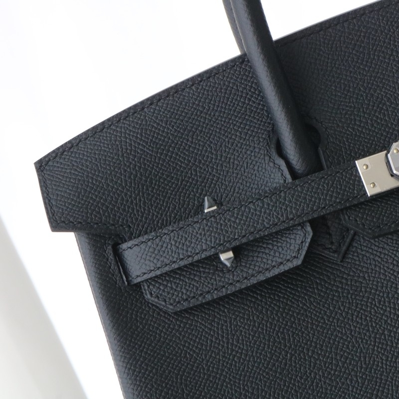 CK89 Nior/Black epsom birkin 25 PHW