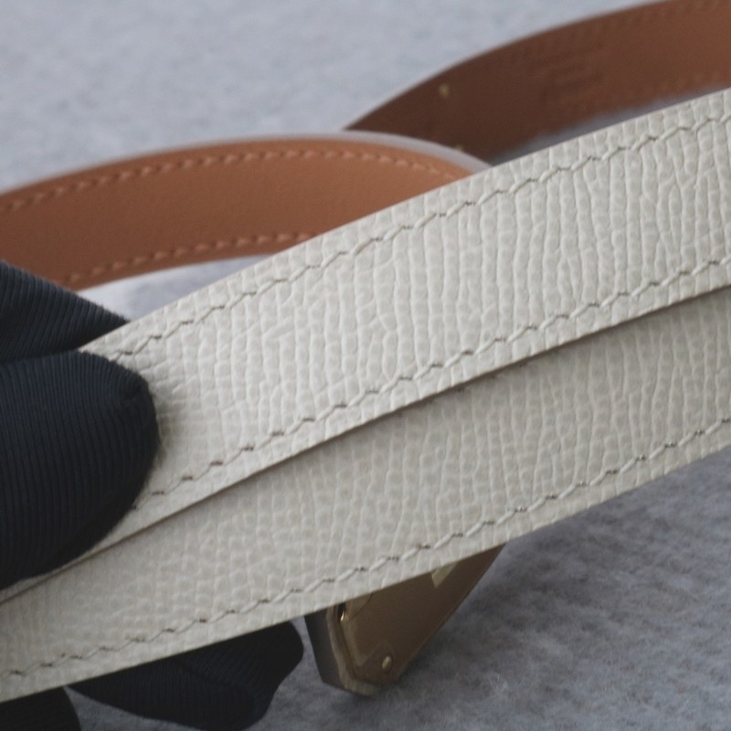 Kelly 18 Belt Craie Epsom GHW