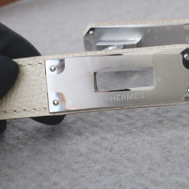 Kelly 18 Belt Craie Epsom PHW