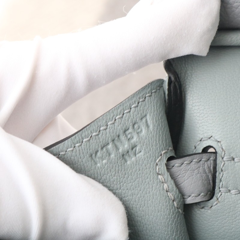 P0 Gris Pantin togo birkin 25 with GHW