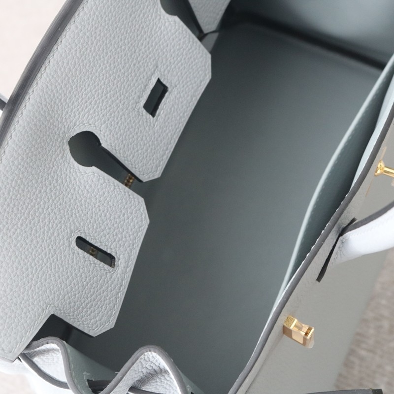 P0 Gris Pantin togo birkin 25 with GHW