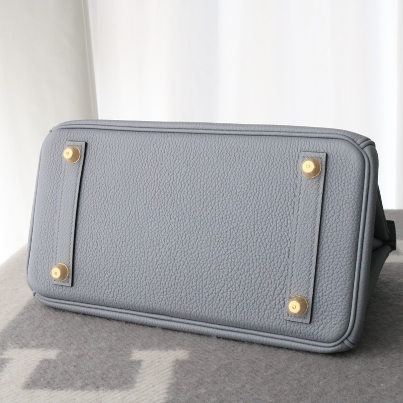 P0 Gris Pantin togo birkin 25 with GHW