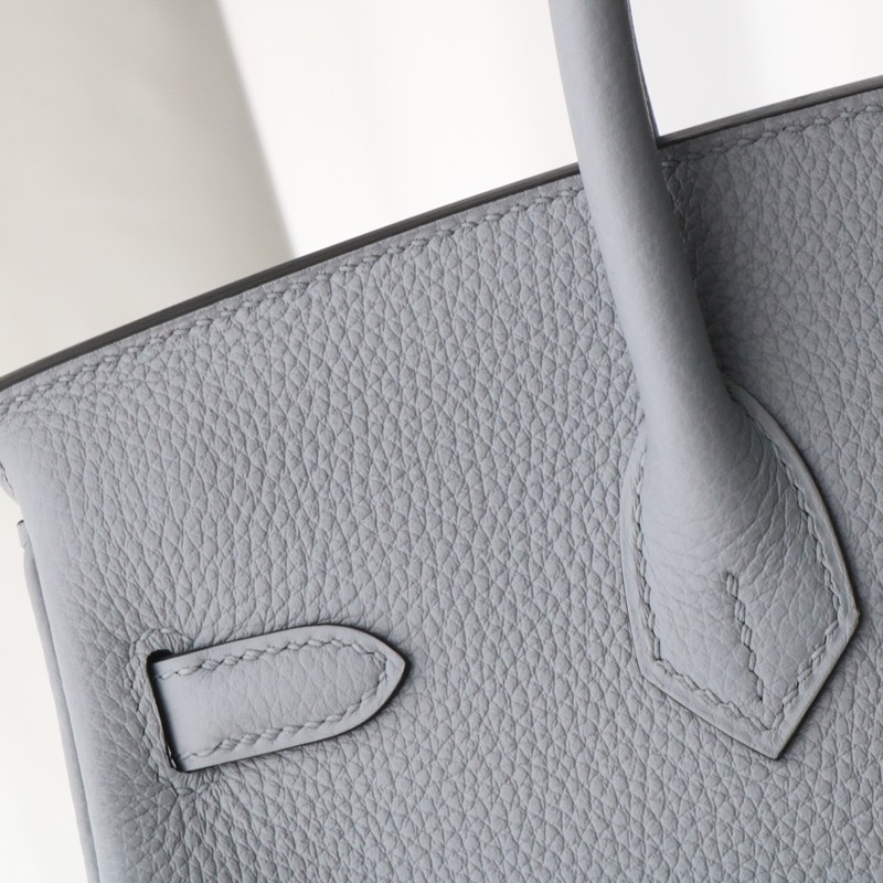 P0 Gris Pantin togo birkin 25 with GHW