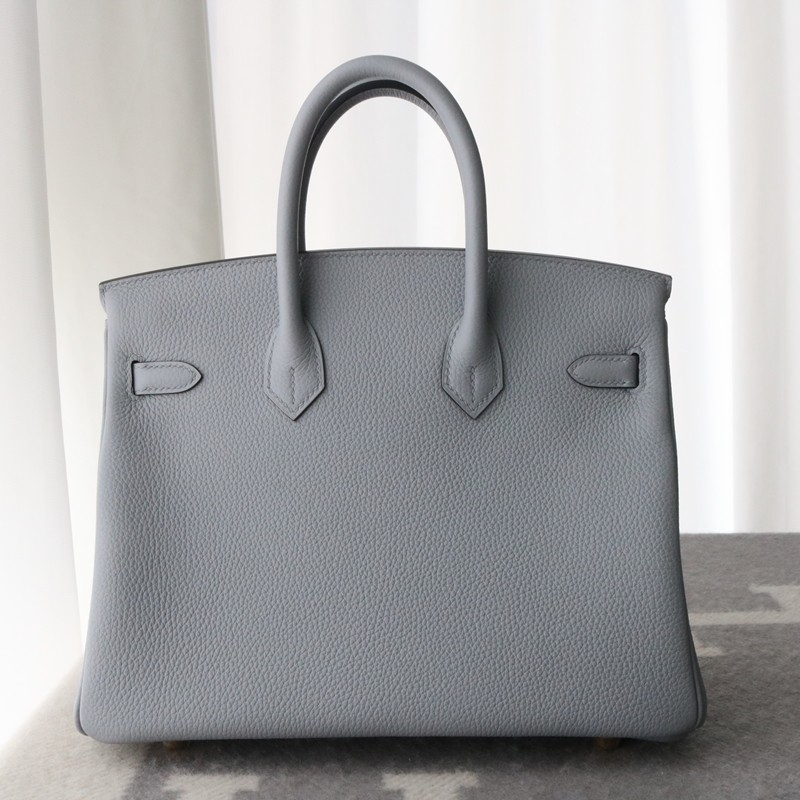 P0 Gris Pantin togo birkin 25 with GHW