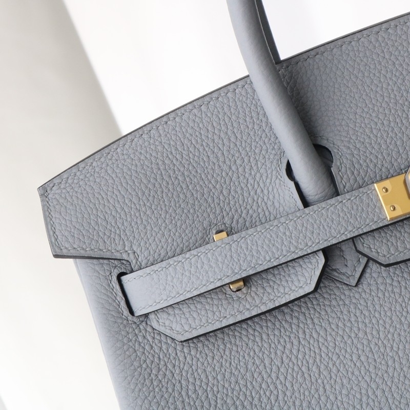 P0 Gris Pantin togo birkin 25 with GHW