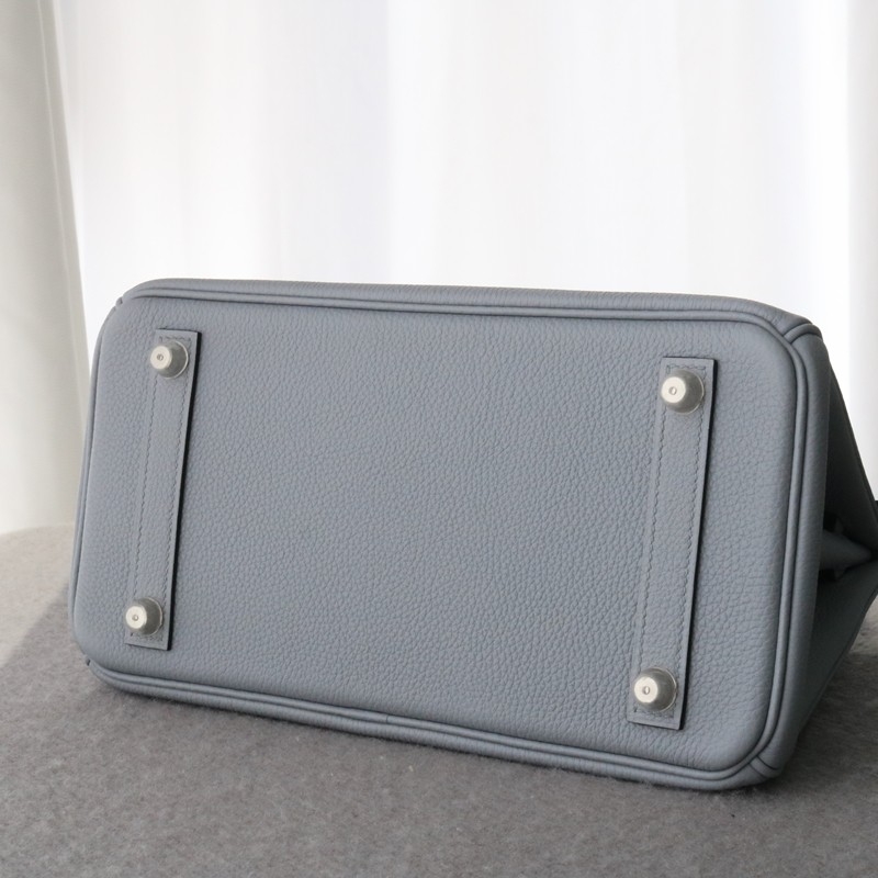 P0 Gris Pantin togo birkin 25 with PHW