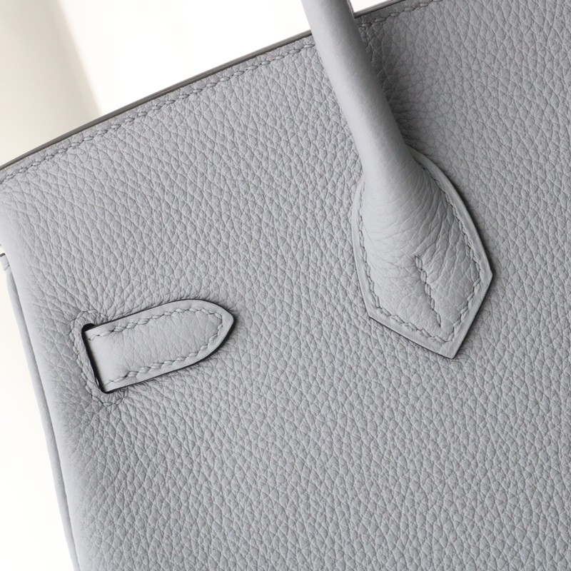 P0 Gris Pantin togo birkin 25 with PHW