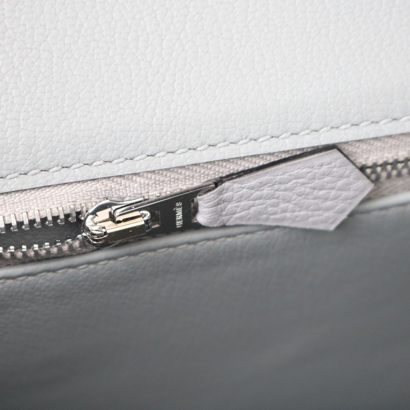 P0 Gris Pantin togo birkin 25 with PHW