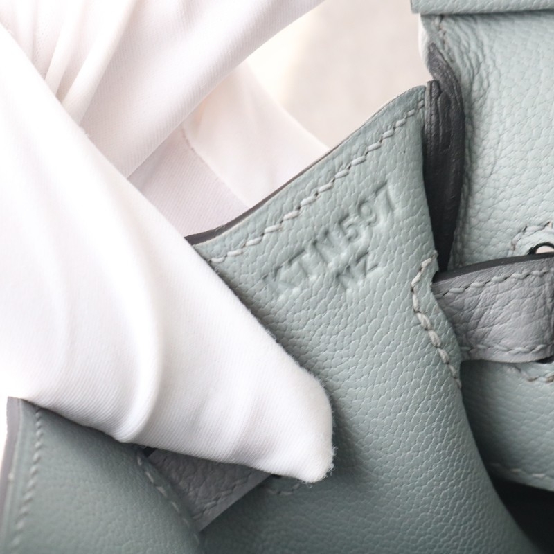P0 Gris Pantin togo birkin 25 with PHW