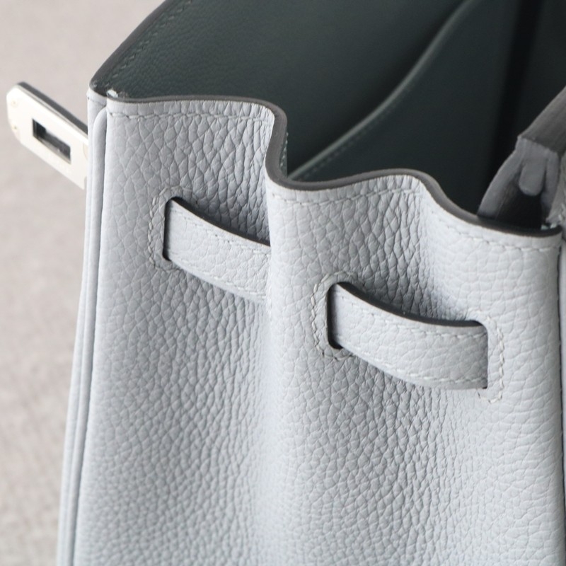 P0 Gris Pantin togo birkin 25 with PHW