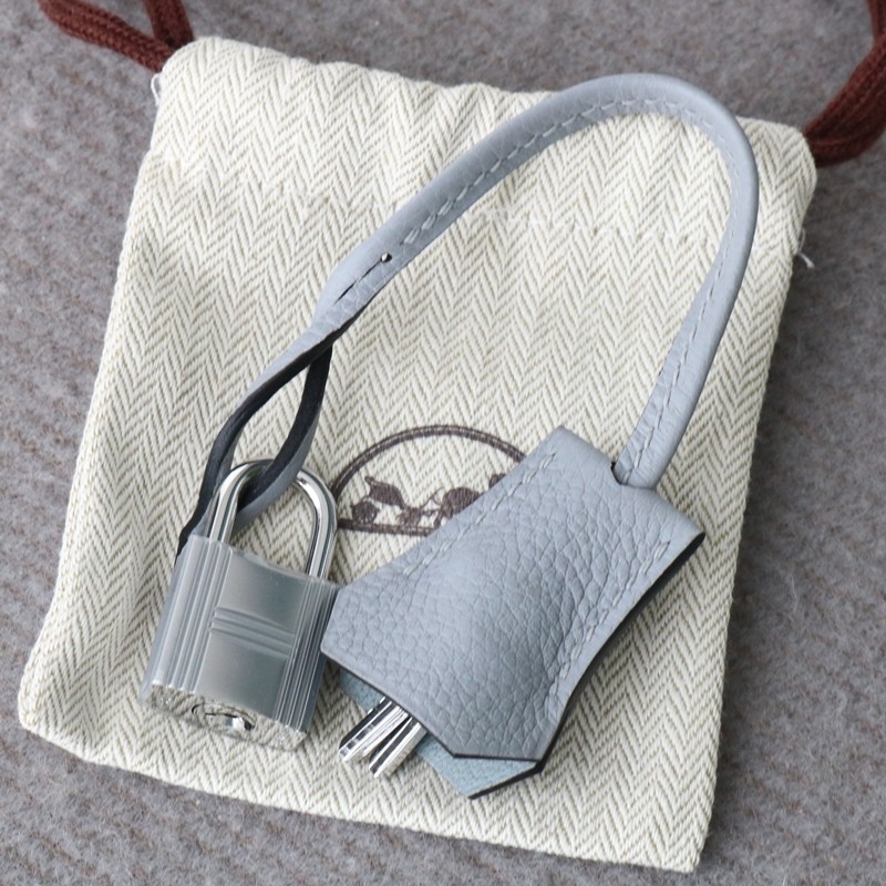 P0 Gris Pantin togo birkin 25 with PHW