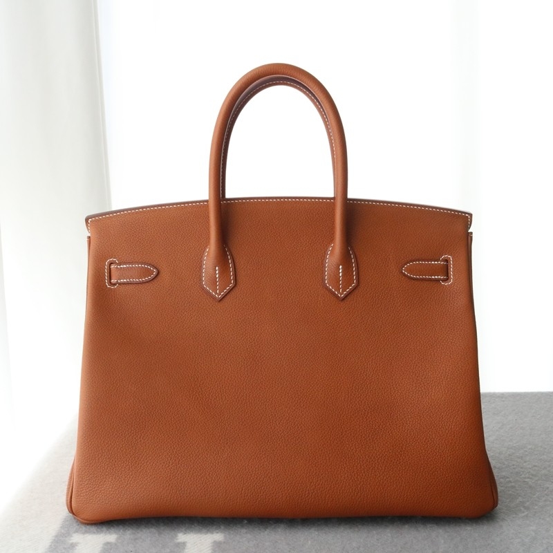 C37 GOLD barenia faubourg birkin 35 with ghw