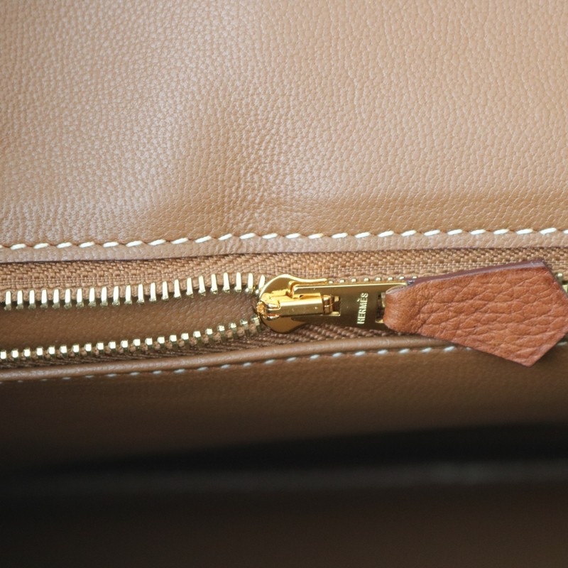 C37 GOLD barenia faubourg birkin 35 with ghw