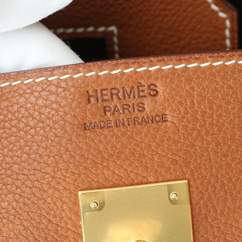 C37 GOLD barenia faubourg birkin 35 with ghw