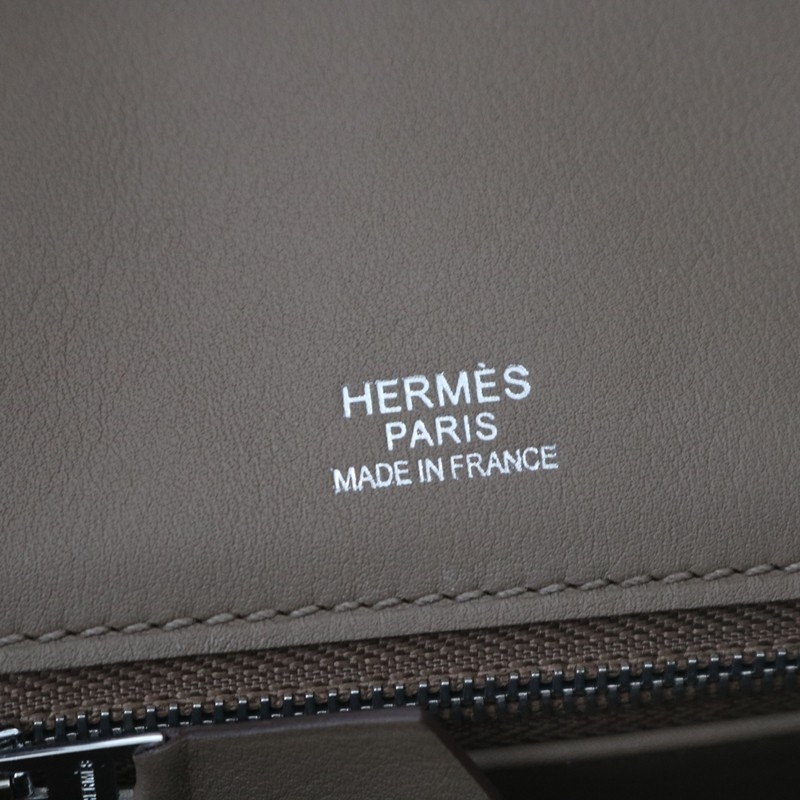 Hermes Birkin 30 Limited Edition Grizzly Gris Caillou Etoupe Swift Leather with phw