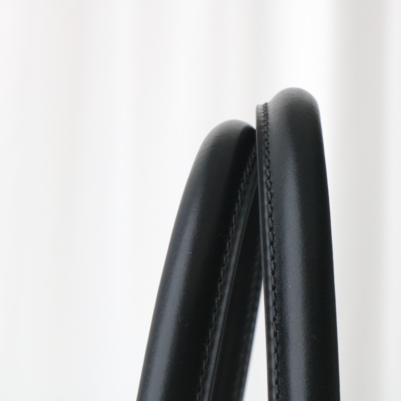 89 noir Black Box leather birkin 35 with  PHW