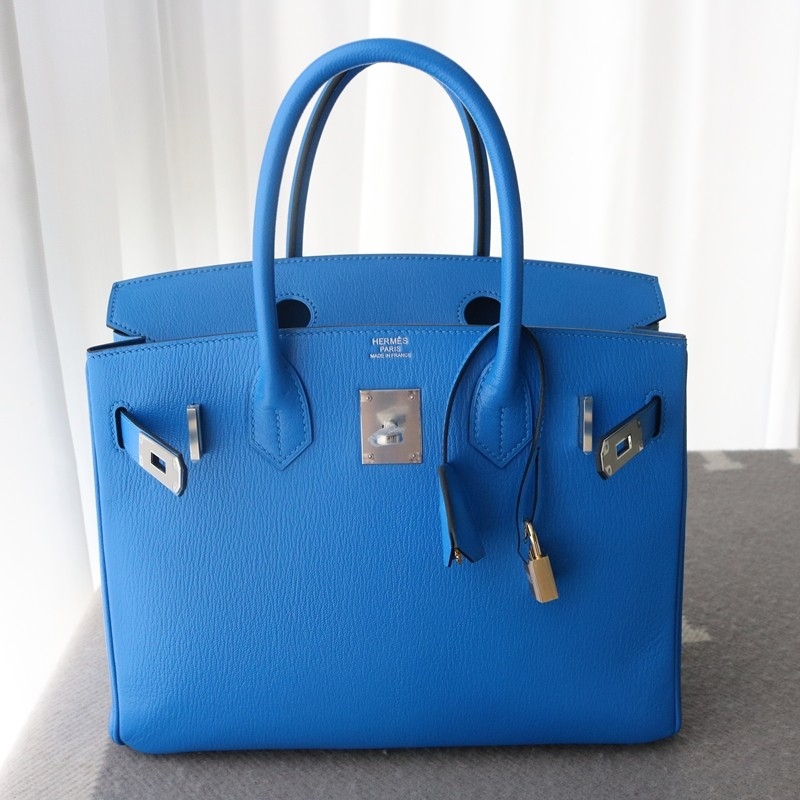 T7 BIue Hydra cherve mysore birkin 30 with phw
