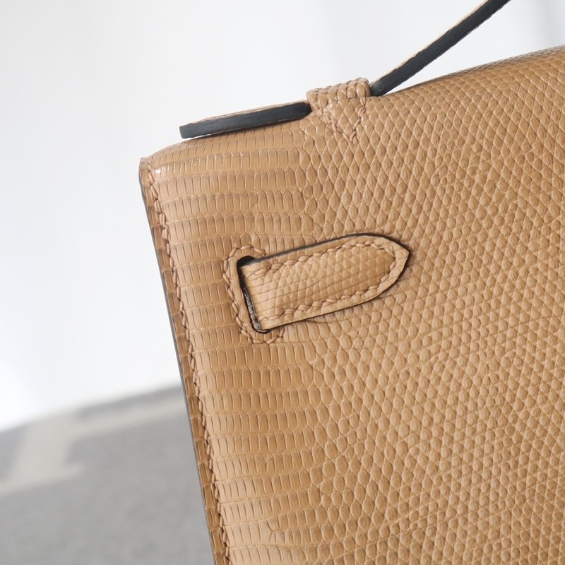 0M Chai Lizard Kelly Pochette With GHW