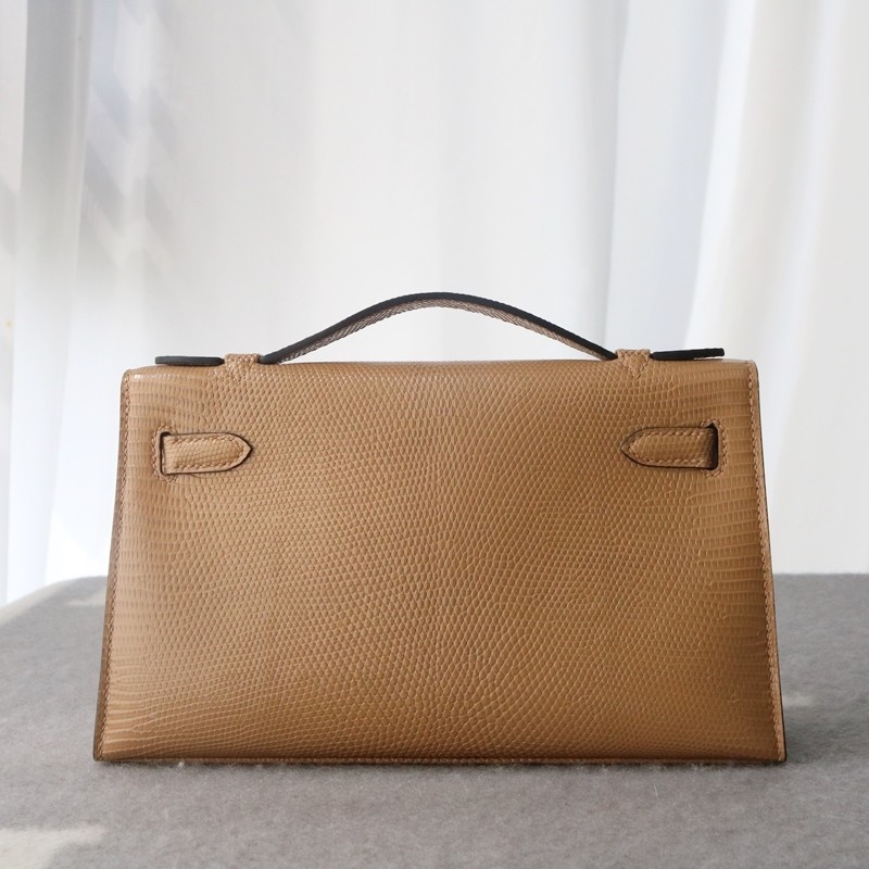 0M Chai Lizard Kelly Pochette With GHW