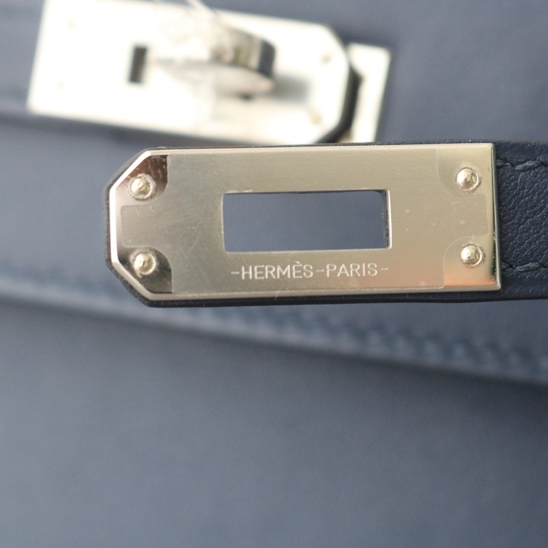 73 Bleu saphir Swift Kelly Pochette With PHW