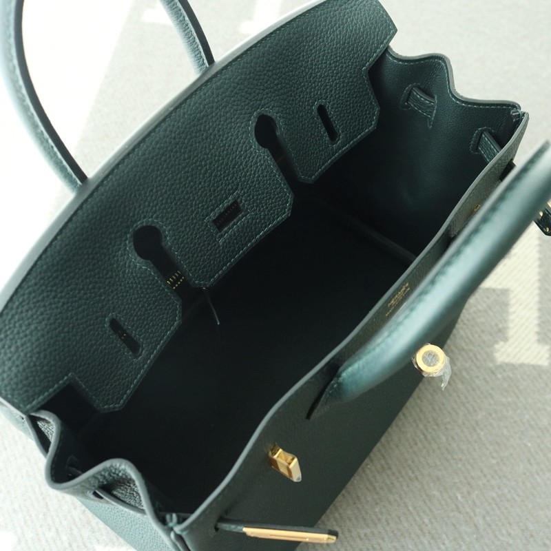 birkin 25 Vert Cypres Togo with ghw