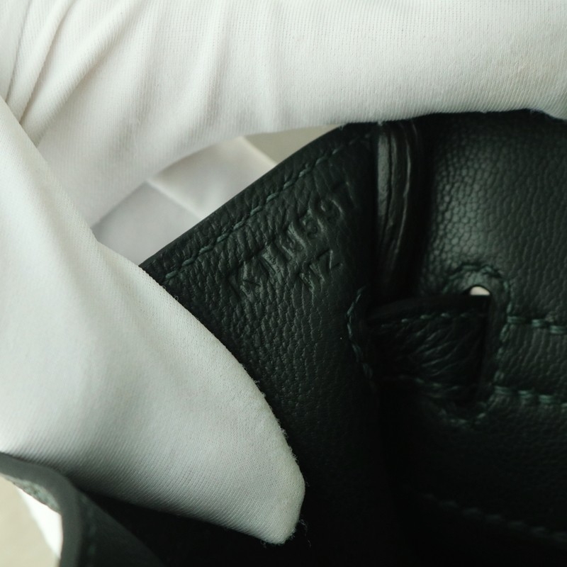 birkin 25 Vert Cypres Togo with ghw