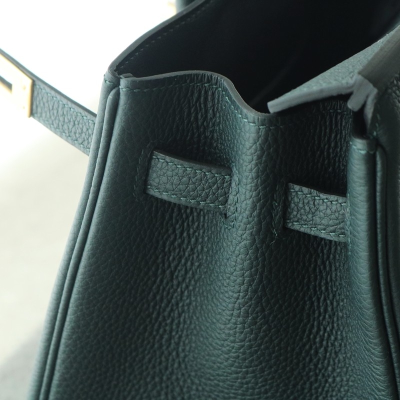 birkin 25 Vert Cypres Togo with ghw