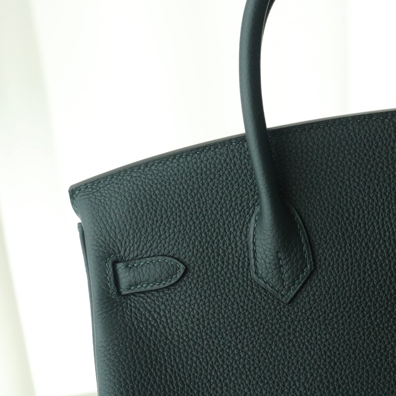 birkin 25 Vert Cypres Togo with ghw