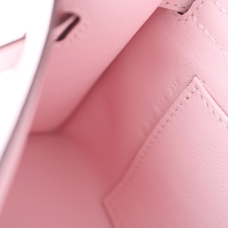 3Q Rose Sakura swift kelly pochette with phw