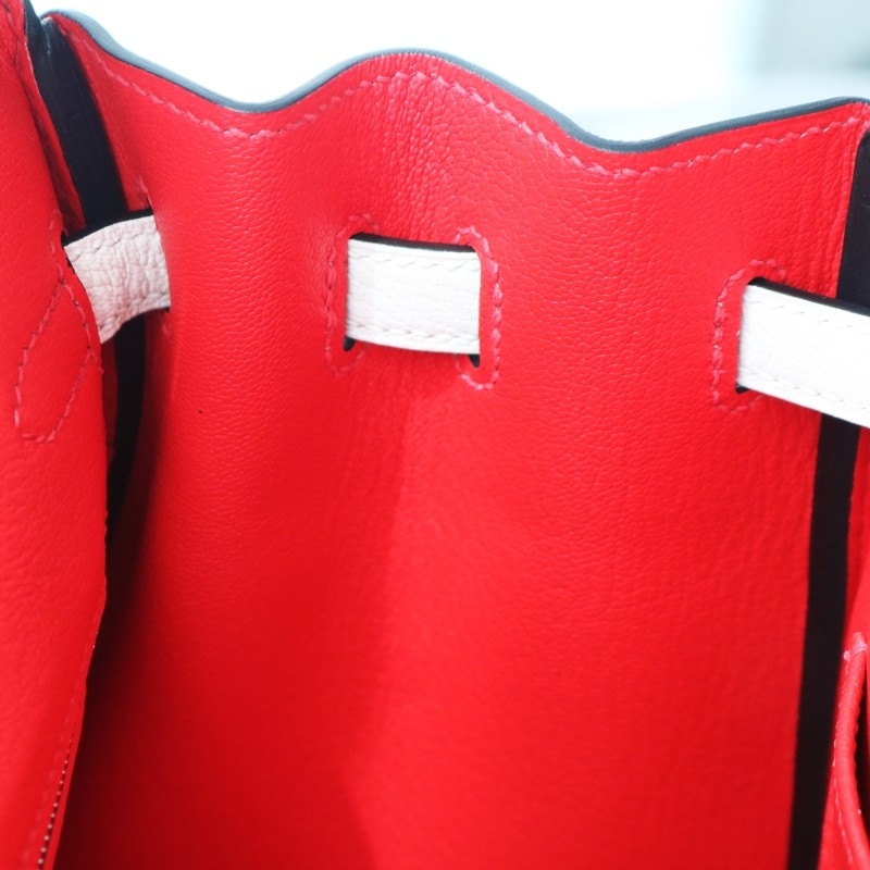 CK89 Nior & blanc cherve and Rouge  Coeur interior Birkin25 with phw