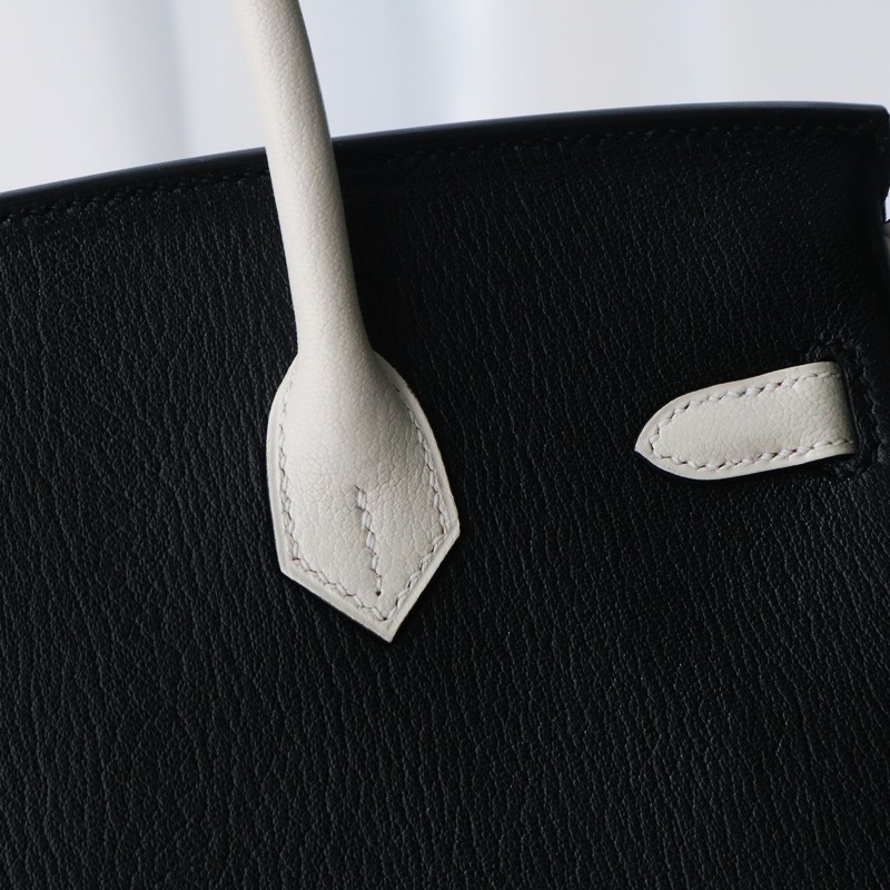 CK89 Nior & blanc cherve and Rouge  Coeur interior Birkin25 with phw