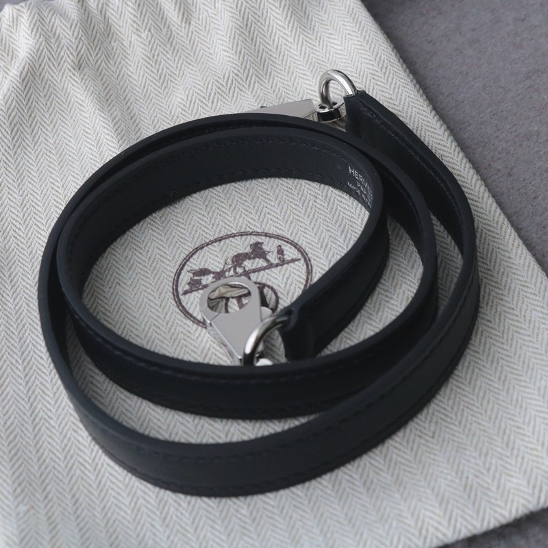 blue sapphire Clemence and black ostich kelly 24/24 with phw