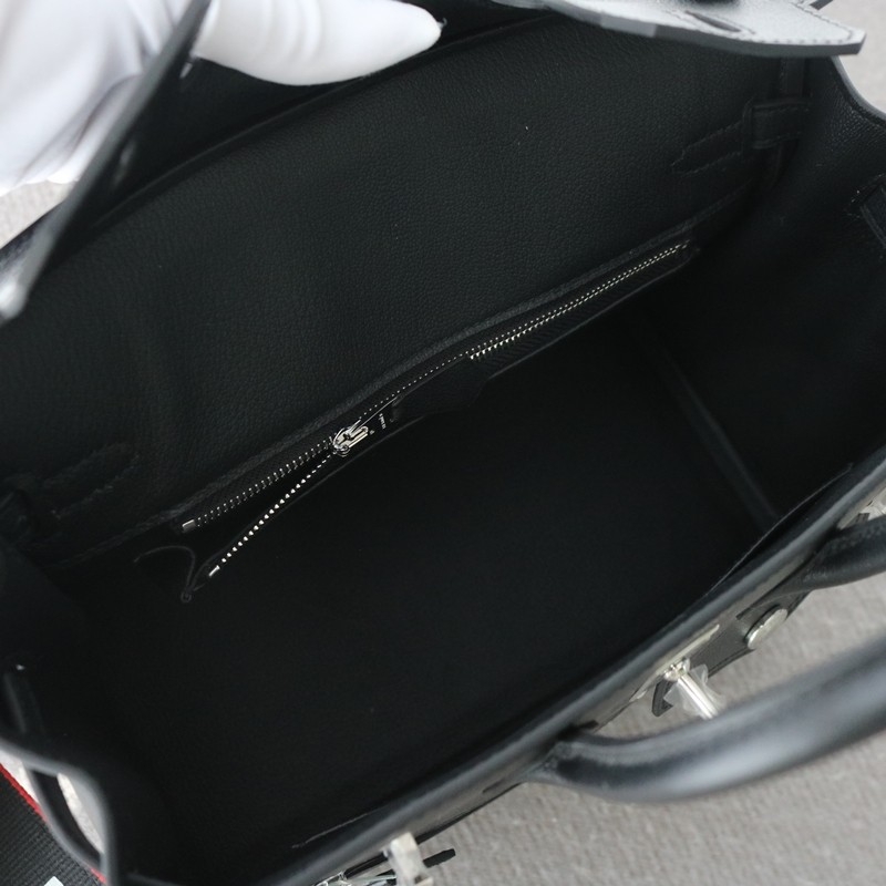 Birkin 25 Rock Black Volupto Leather with PHW