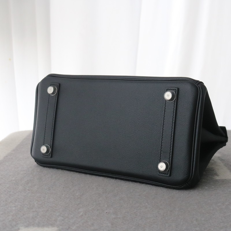 Birkin 25 Rock Black Volupto Leather with PHW