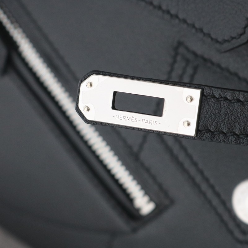 Birkin 25 Rock Black Volupto Leather with PHW