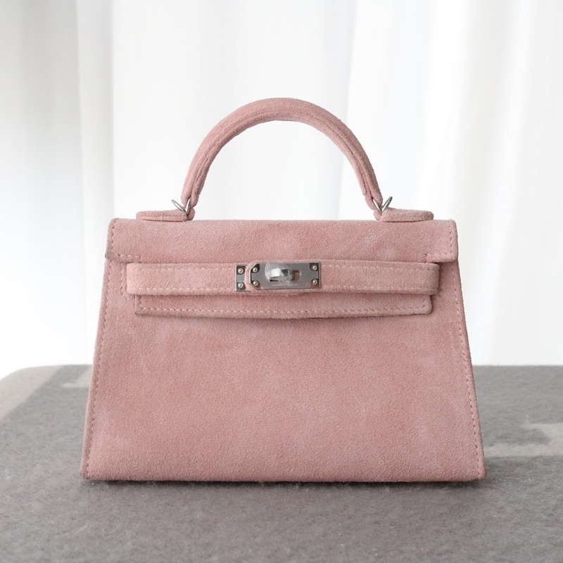 3Q Rose sakura suede & P9 Anemone interior Kelly mini II with PHW