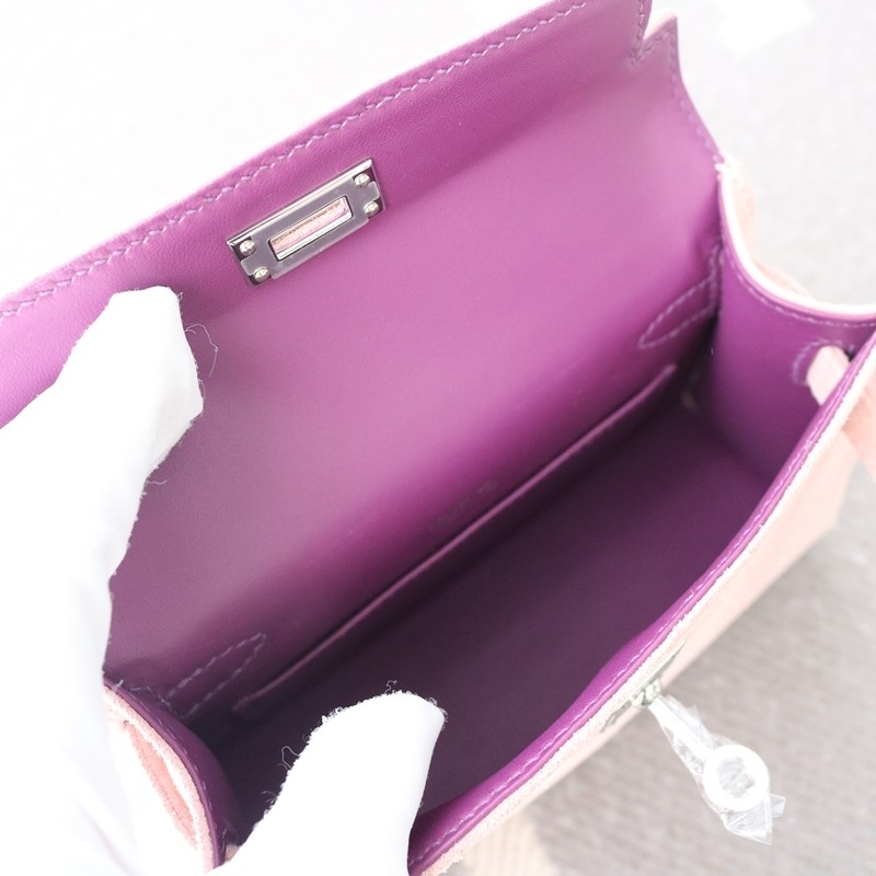 3Q Rose sakura suede & P9 Anemone interior Kelly mini II with PHW
