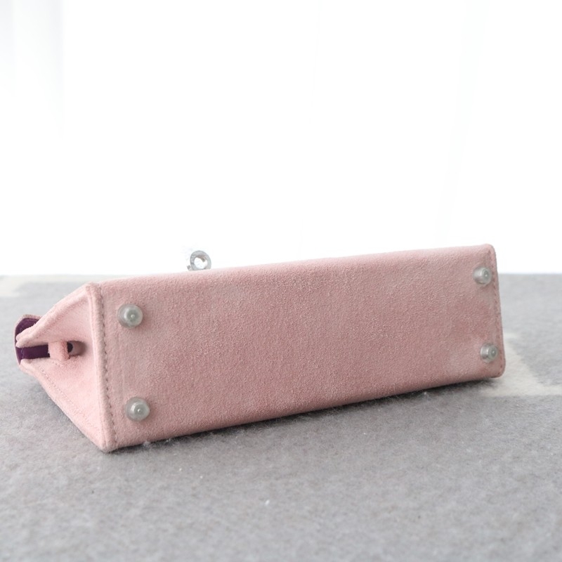 3Q Rose sakura suede & P9 Anemone interior Kelly mini II with PHW