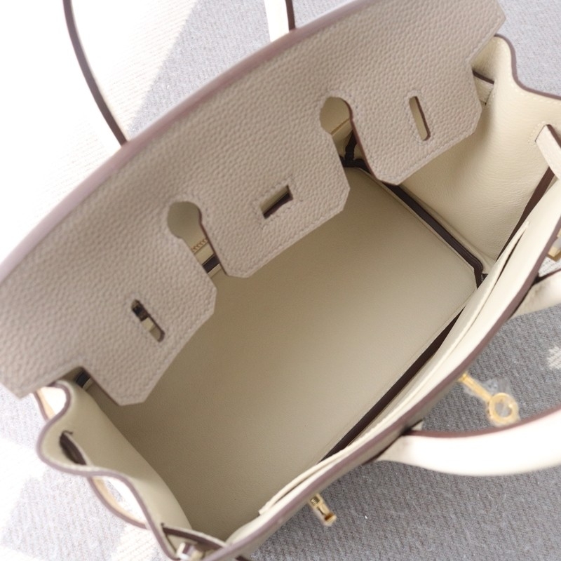 M8 Gris AsphaIte and craie togo birkin 25 bi-color with GHW