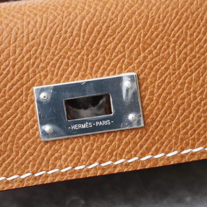 Hermès Gold Epsom Swift Kelly Pocket Strap PHW