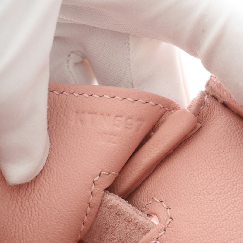 3Q rose sakura suede leather birkin 30 with PHW