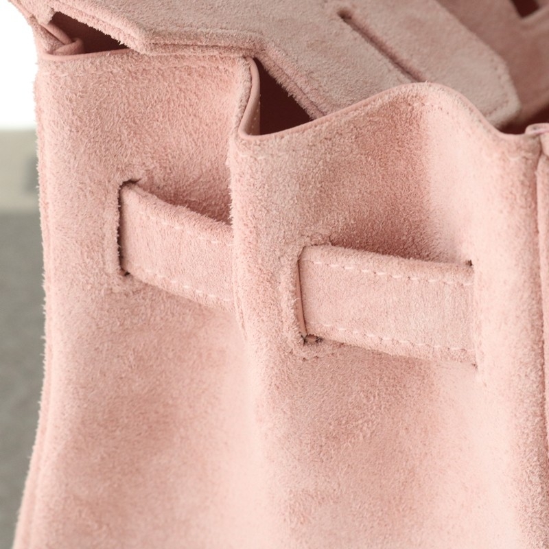 3Q rose sakura suede leather birkin 30 with PHW
