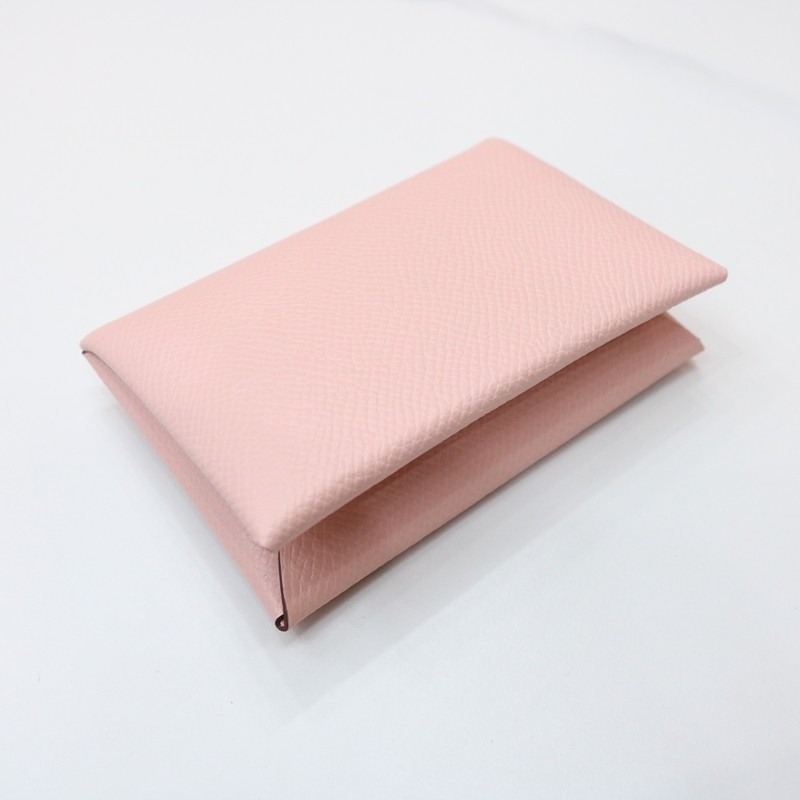 3Q Rose sakura epsom calvi card holder with phw