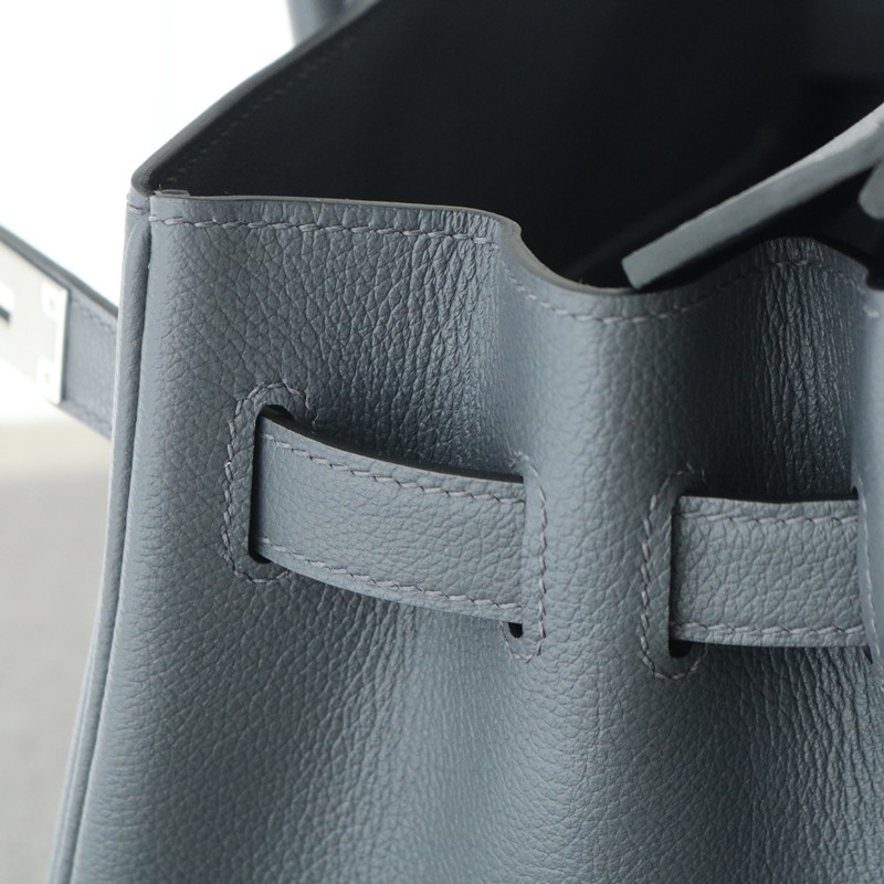 Hermes Shoulder Birkin Light 29 in Ardoise evercolor with Phw